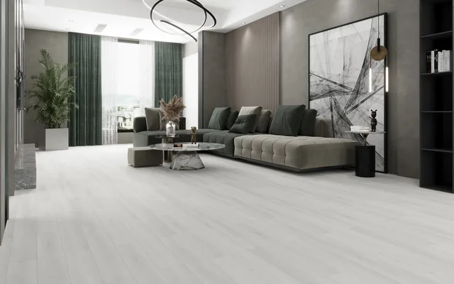 IRIS Off White luxury vinyl plank flooring