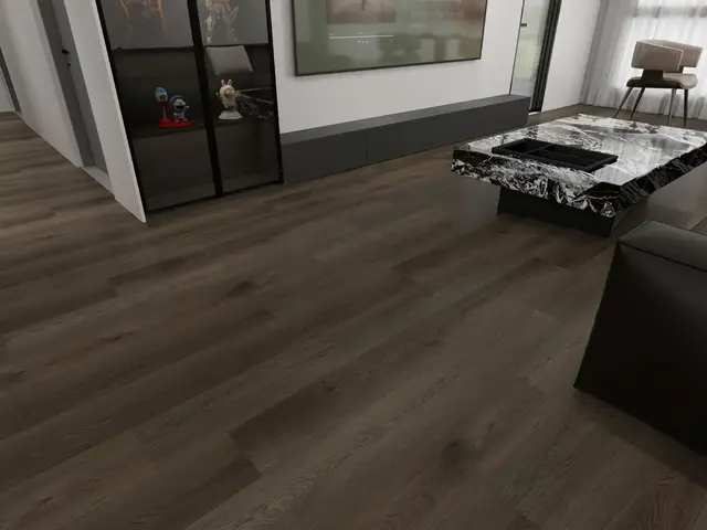 Lifeproof Collection (2026) Smoked Walnut luxury vinyl plank sample