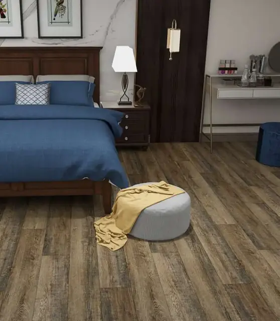 SSR 6.5mm Rustic Walnut luxury vinyl plank sample