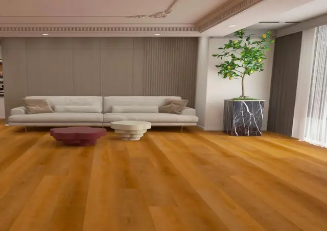 Ultra Clean SPC Cinnamon luxury vinyl plank sample