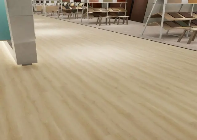 Ultra Clean SPC Creamed Cedar luxury vinyl plank sample