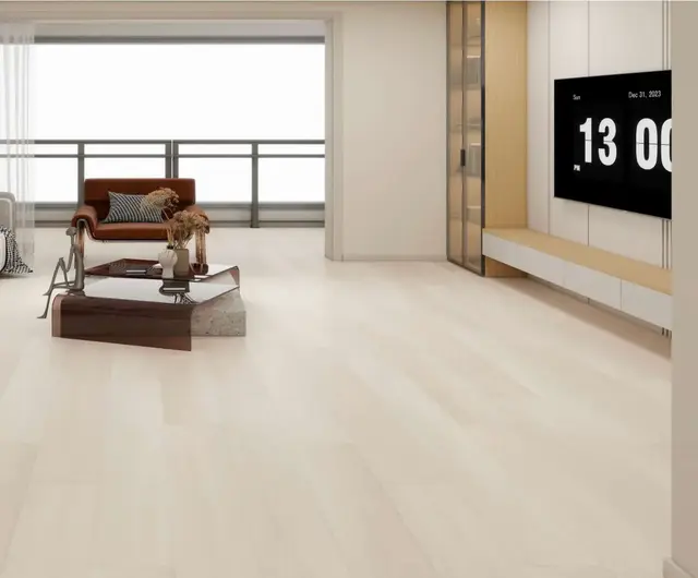 Ultra Clean SPC Ivory luxury vinyl plank sample