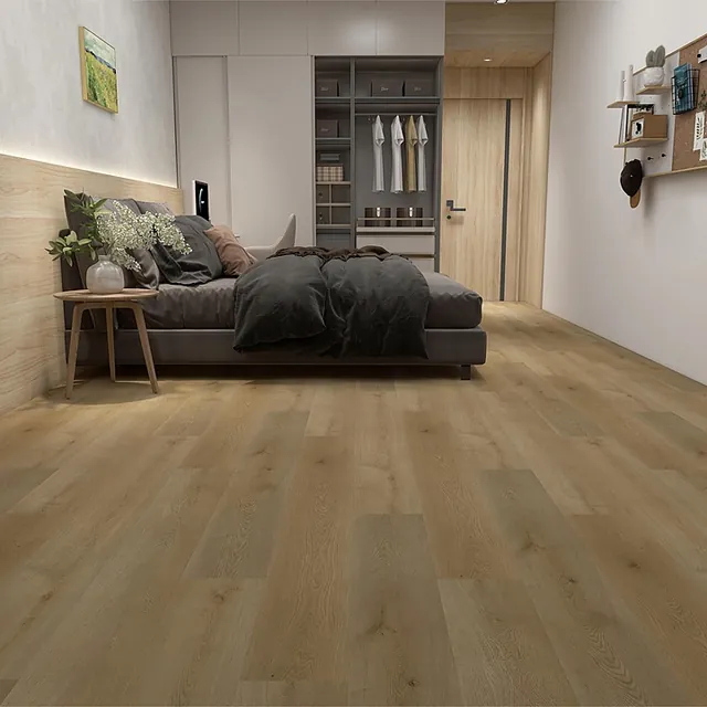 XD-5.5mm Natural Oak luxury vinyl plank sample