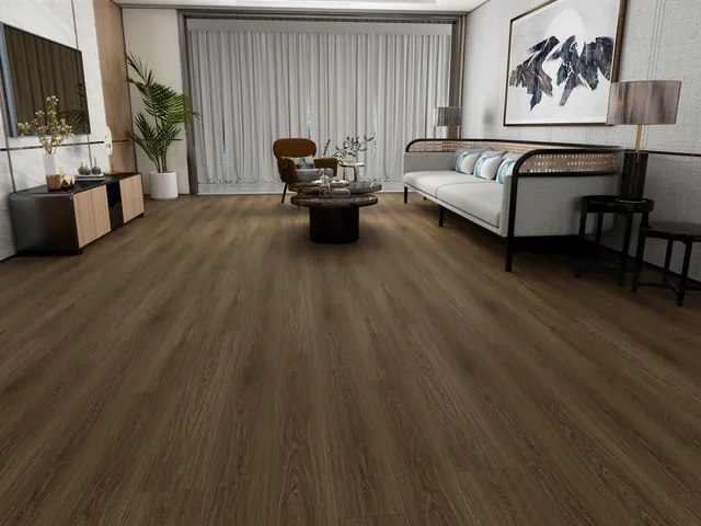 XD6 B Series Smoked Oak luxury vinyl plank sample