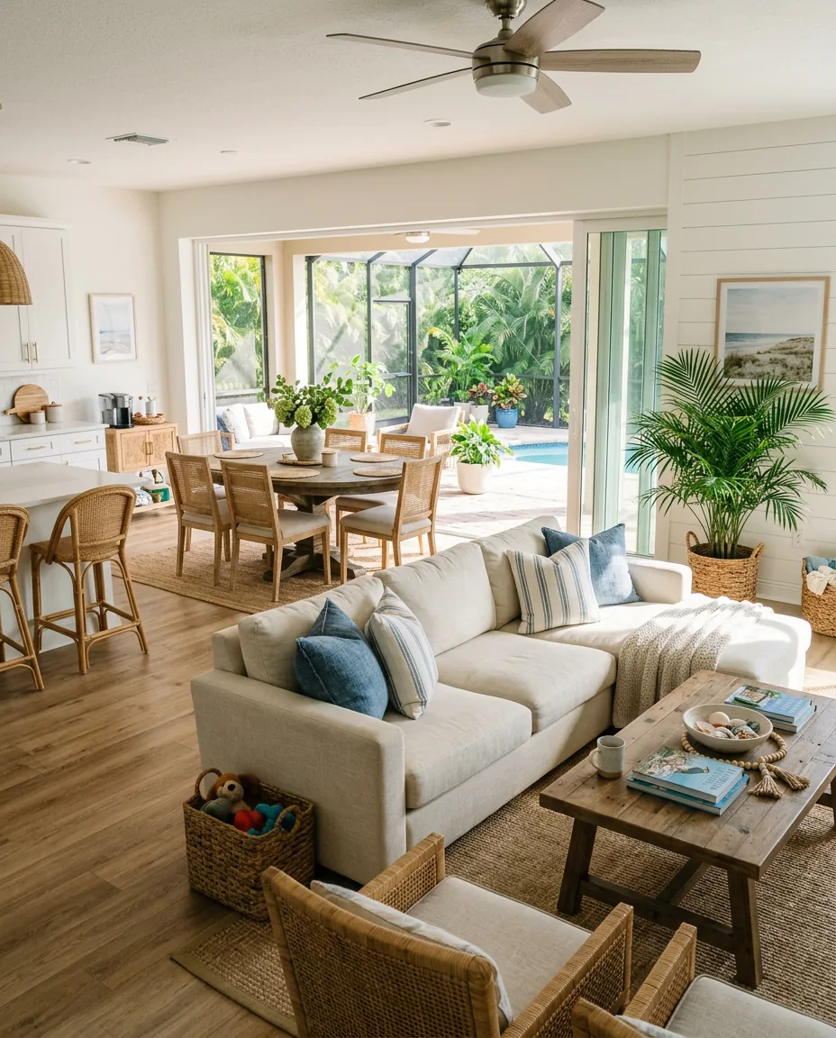 Florida room finished in LVP — Contractors