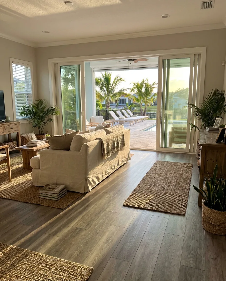 Florida room finished in LVP — Builders & New Construction